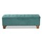 Baxton Studio Hannah Teal Blue Velvet Upholstered Tufted Storage Ottoman Bench 160-9933 - alternate 4